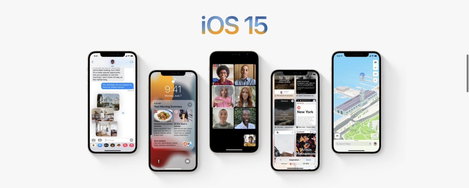 iOS 15が来る！特に気になった機能を3つ紹介